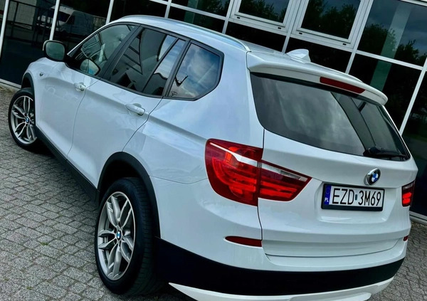BMW X3 cena 72900 przebieg: 139000, rok produkcji 2014 z Torzym małe 781